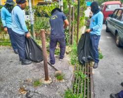 KERJA-KERJA PEMBERSIHAN JALAN JKR
