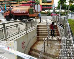 PEMBERSIHAN TEROWONG PEJALAN KAKI KTM