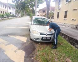 PEMERIKSAAN ADUAN BERKAITAN (HALANGAN KENDERAAN TERBIAR)
