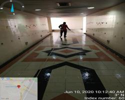 PEMBERSIHAN TEROWONG PEJALAN KAKI KTM