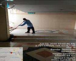 PEMBERSIHAN TEROWONG PEJALAN KAKI KTM