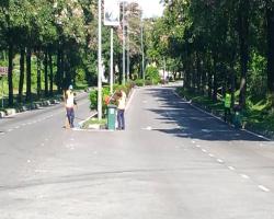 PEMBERSIHAN JALAN DI JALAN-JALAN JKR