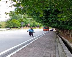 PEMBERSIHAN JALAN DI JALAN-JALAN JKR