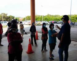 OPERASI PEMERIKSAAN SUHU & PEMATUHAN JARAK SOSIAL