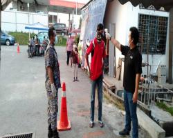 OPERASI PEMERIKSAAN SUHU & PEMATUHAN JARAK SOSIAL