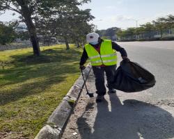 KERJA-KERJA PEMBERSIHAN JALAN JKR