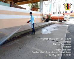 PEMBERSIHAN MENYELURUH PASAR BESAR SEREMBAN 