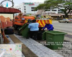 KERJA-KERJA PEMBERSIHAN JALAN JKR