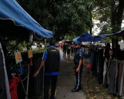 PEMANTAUAN SITUASI  KEADAAN DI PASAR MALAM