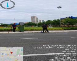 KERJA-KERJA PEMBERSIHAN JALAN JKR