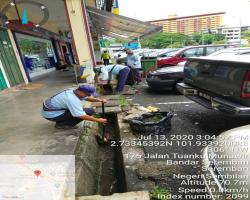 KERJA - KERJA PEMBERSIHAN LONGKANG