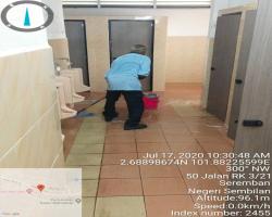 KERJA-KERJA PEMBERSIHAN TANDAS AWAM