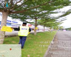 PEMANTAUAN POSTER BUNTING BANNER HARAM & TAMAT TEMPOH