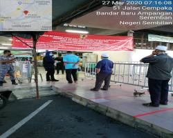 OPERASI PEMERIKSAAN SUHU & PEMATUHAN PEMAKAIAN PPE