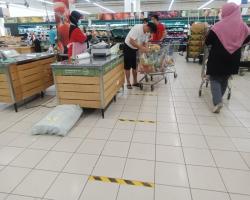 PEMANTAUAN PEMATUHAN PERINTAH KAWALAN PERGERAKAN DI PASARAYA, PASAR MINI, KEDAI RUNCIT