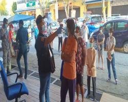 OPERASI PEMERIKSAAN SUHU & PEMATUHAN JARAK SOSIAL