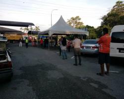 OPERASI PEMERIKSAAN SUHU & PEMATUHAN JARAK SOSIAL