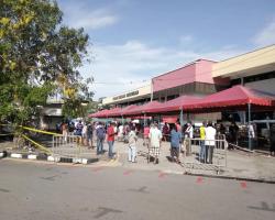 OPERASI PEMERIKSAAN SUHU & PEMATUHAN JARAK SOSIAL 