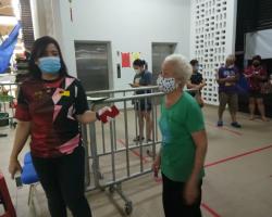 OPERASI PEMERIKSAAN SUHU & PEMATUHAN JARAK SOSIAL 