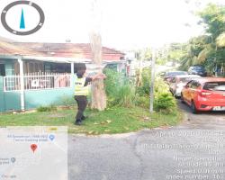 KERJA-KERJA MENURUNKAN POSTER BUNTING BANNER HARAM & TAMAT TEMPOH