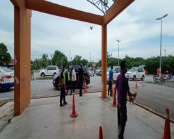 OPERASI PEMERIKSAAN SUHU & PEMATUHAN JARAK SOSIAL