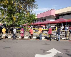 OPERASI PEMERIKSAAN SUHU & PEMATUHAN JARAK SOSIAL 