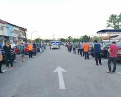 OPERASI PEMERIKSAAN SUHU & PEMATUHAN JARAK SOSIAL