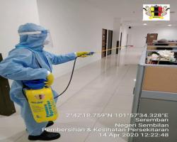 DISINFEKSI KAWALAN NOVEL CORONAVIRUS COVID -19