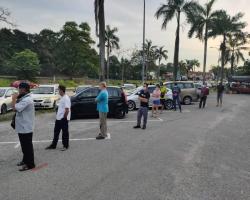 OPERASI PEMERIKSAAN SUHU & PEMATUHAN JARAK SOSIAL