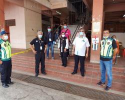 OPERASI PEMERIKSAAN SUHU & PEMATUHAN JARAK SOSIAL