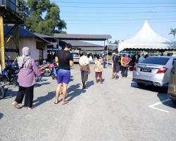 OPERASI PEMERIKSAAN SUHU & PEMATUHAN JARAK SOSIAL