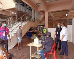 OPERASI PEMERIKSAAN SUHU & PEMATUHAN JARAK SOSIAL