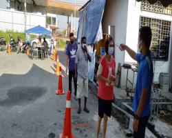 OPERASI PEMERIKSAAN SUHU & PEMATUHAN JARAK SOSIAL