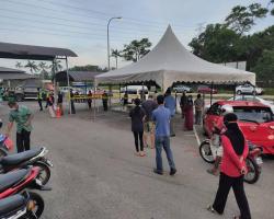 OPERASI PEMERIKSAAN SUHU & PEMATUHAN JARAK SOSIAL