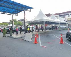 OPERASI PEMERIKSAAN SUHU & PEMATUHAN JARAK SOSIAL