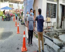 OPERASI PEMERIKSAAN SUHU & PEMATUHAN JARAK SOSIAL