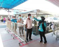 OPERASI PEMERIKSAAN SUHU & PEMATUHAN JARAK SOSIAL