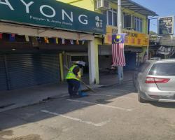 KERJA-KERJA PEMBERSIHAN JALAN JKR