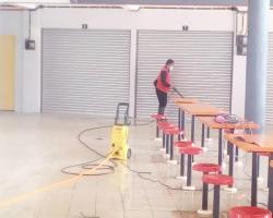 KERJA-KERJA PEMBERSIHAN BAZAR RAKYAT 