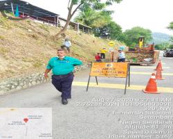 KERJA-KERJA PEMBERSIHAN LERENG BUKIT