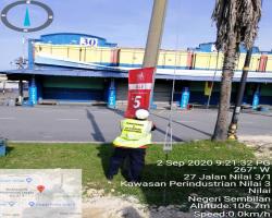 KERJA-KERJA MENURUNKAN POSTER, BUNTING, BANNER HARAM & TAMAT TEMPOH