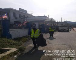 KERJA-KERJA PEMBERSIHAN JALAN JKR