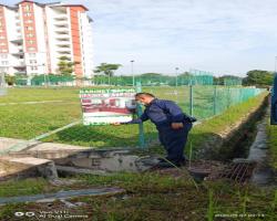 KERJA-KERJA MENURUNKAN POSTER, BUNTING, BANNER HARAM & TAMAT TEMPOH