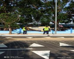 KERJA-KERJA MENURUNKAN POSTER, BUNTING, BANNER HARAM & TAMAT TEMPOH