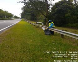 KERJA-KERJA PEMBERSIHAN JALAN JKR
