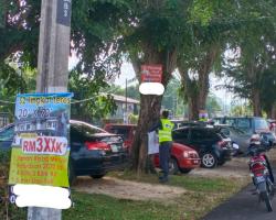 KERJA-KERJA MENURUNKAN POSTER, BUNTING, BANNER HARAM & TAMAT TEMPOH