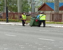 KERJA-KERJA PEMBERSIHAN JALAN JKR