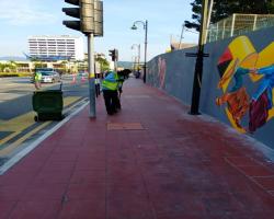 KERJA-KERJA PEMBERSIHAN JALAN JKR