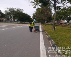 KERJA-KERJA PEMBERSIHAN JALAN JKR