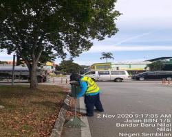 KERJA-KERJA PEMBERSIHAN JALAN JKR